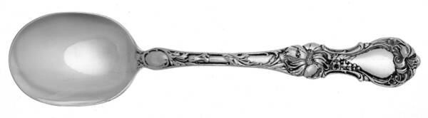 Floral (Silverplate, 1902) Round Bowl Soup Spoon (Cream Soup) HC