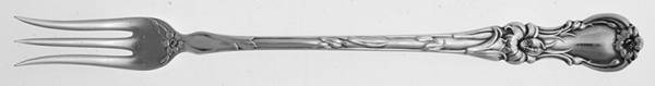 Floral (Silverplate, 1902) Short Handle Pickle/Olive Fork