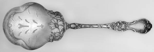 Floral (Silverplate, 1902) Solid Pierced Casserole Spoon
