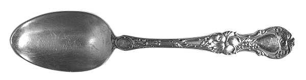 Floral (Silverplate, 1902) Place/Oval Soup Spoon