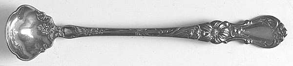 Floral (Silverplate, 1902) Mustard Spoon