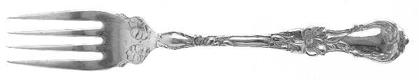 Floral (Silverplate, 1902) Individual Solid Fish Fork