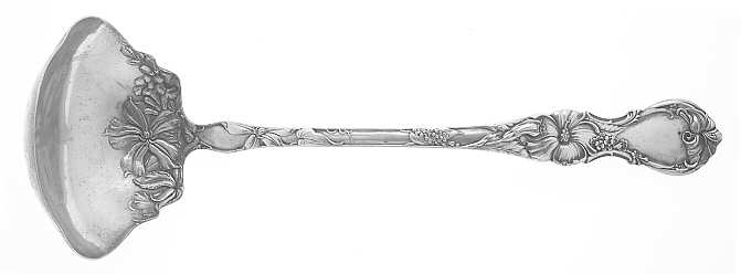 Floral (Silverplate, 1902) Solid Soup Ladle
