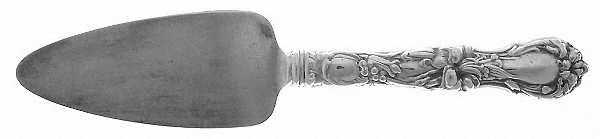 Floral (Silverplate, 1902) Solid Cheese Server
