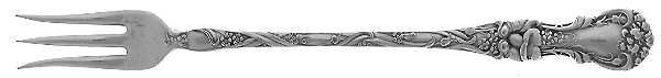 Floral (Silverplate, 1902) Cocktail/Seafood Fork