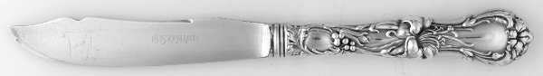 Floral (Silverplate, 1902) Individual Fruit Knife with Silverplate Blade
