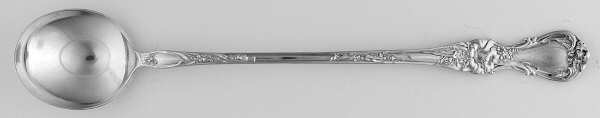 Floral (Silverplate, 1902) Long Handle Chocolate Muddler Spoon