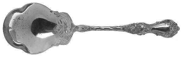 Floral (Silverplate, 1902) Solid Salad Serving Spoon