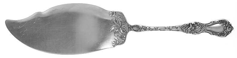 Floral (Silverplate, 1902) Large Solid Fish Serving Knife
