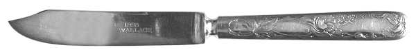 Floral (Silverplate, 1902) Individual Solid Fruit Knife