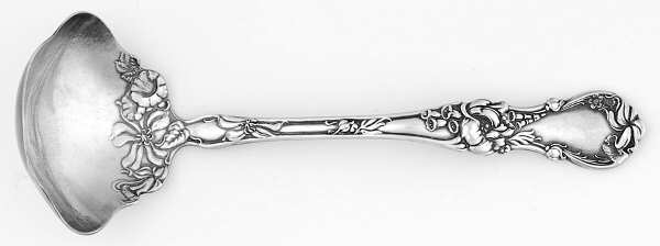 Floral (Silverplate, 1902) Solid Piece Cream Ladle