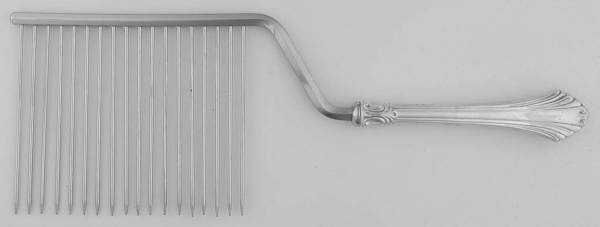 French Regency (Sterling, 1986) Cake Breaker with Silverplate Prongs