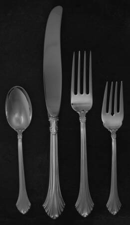 French Regency (Sterling, 1986) 4 Piece Dinner Size Setting