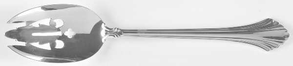 French Regency (Sterling, 1986) Pierced Tablespoon (Serving Spoon)