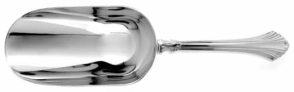French Regency (Sterling, 1986) Ice Scoop with Silverplate Bowl