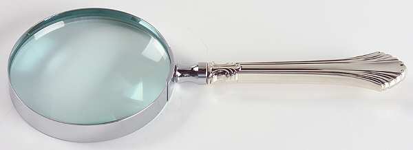 French Regency (Sterling, 1986) Large Magnifying Glass with Sterling Handle