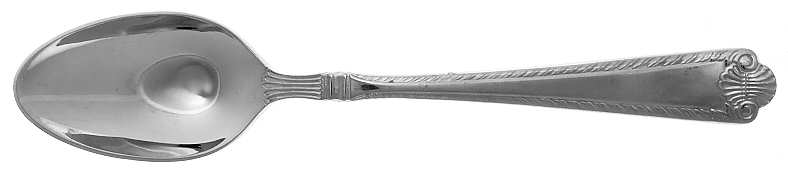 French Shell (Stainless) Dessert/Oval Soup Spoon