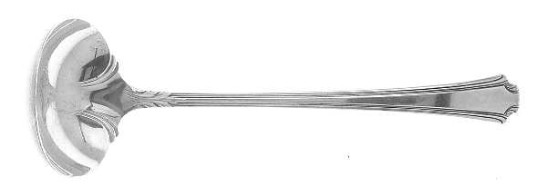 Georgian Colonial (Sterling, 1932) Solid Piece Cream Ladle