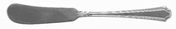 Georgian Colonial (Sterling, 1932) Flat Handle Butter Spreader