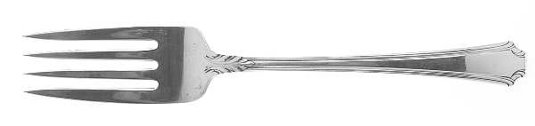 Georgian Colonial (Sterling, 1932) Medium Solid Cold Meat Serving Fork
