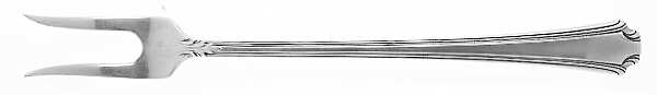 Georgian Colonial (Sterling, 1932) Short Handle Pickle/Olive Fork