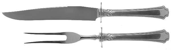 Georgian Colonial (Sterling, 1932) Small Steak 2-Piece Carving Set w/Stainless Blade