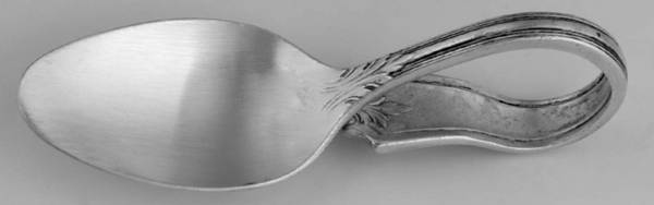 Georgian Colonial (Sterling, 1932) Curved Handle Baby Spoon