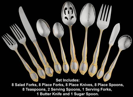 Golden Amberly 45 Piece Starter Set