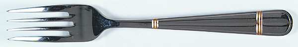 Golden Carmel (Stainless, Gold Accent) Individual Salad Fork