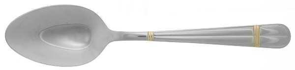 Golden Carmel (Stainless, Gold Accent) Tablespoon (Serving Spoon)