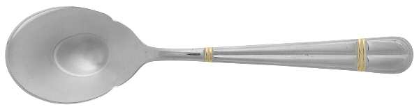 Golden Carmel (Stainless, Gold Accent) Sugar Spoon