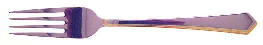 Golden Fascination (Stainless, Gold Accent) Fork