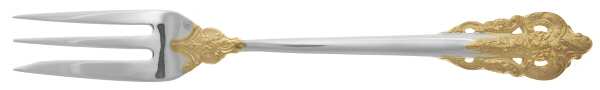 Golden Grande Baroque (Sterling, Gold Accent) Individual Cake Fork