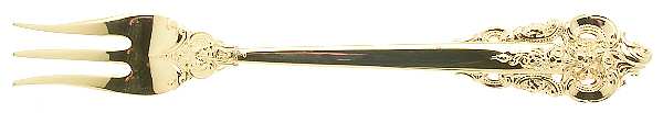 Golden Grande Barogue (Sterling, Gold Vermeil) Cocktail/Seafood Fork