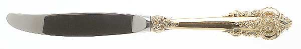 Golden Grande Barogue (Sterling, Gold Vermeil) Modern Hollow Knife