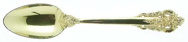 Golden Grande Barogue (Sterling, Gold Vermeil) Tablespoon (Serving Spoon)