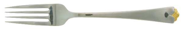 Golden Lotus (Stainless, Gold Accent Fork
