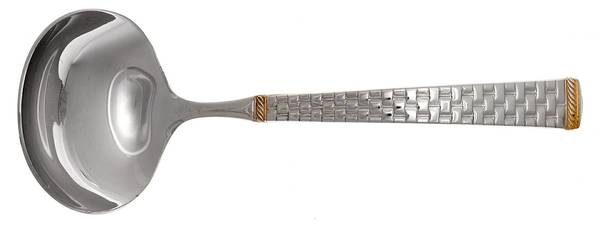 Golden Monterey (Stainless, Gold Accent) Solid Gravy Ladle