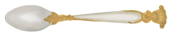 Golden Romance of The Sea (Sterling, Gold Accent) Infant Feeding Spoon HC