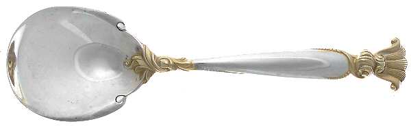 Golden Romance of The Sea (Sterling, Gold Accent) Sugar Spoon by Wallace Silver