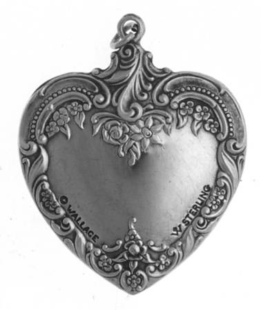 Grande Baroque (Sterling, 1941) Heart Pendant