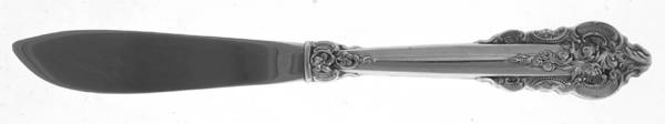 Grande Baroque (Sterling, 1941) Modern Hollow Handle Butter Spreader