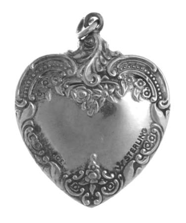 Grande Baroque (Sterling, 1941) Heart Pendant