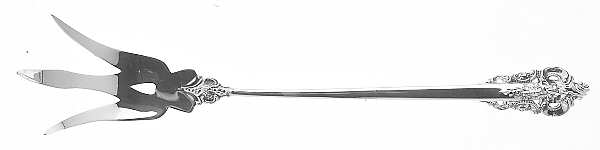 Grande Baroque (Sterling, 1941) Large Lettuce Serving Fork