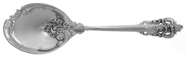 Grande Baroque (Sterling, 1941) Large Solid Scalloped Server
