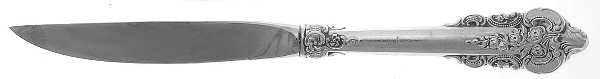 Grande Baroque (Sterling, 1941) Individual Steak Knife Hollow Handle Serrate Blade