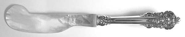 Grande Baroque (Sterling, 1941) Sterling-Handle Pearl-Blade Caviar Spreader