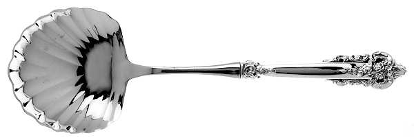 Grande Baroque (Sterling, 1941) Casserole Spoon with Stainless Shell Bowl