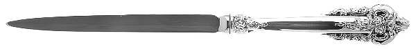 Grande Baroque (Sterling, 1941) Large Letter Opener with Stainless Blade