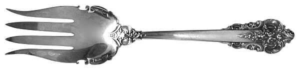 Grande Baroque (Sterling, 1941) Solid Salad Serving Fork